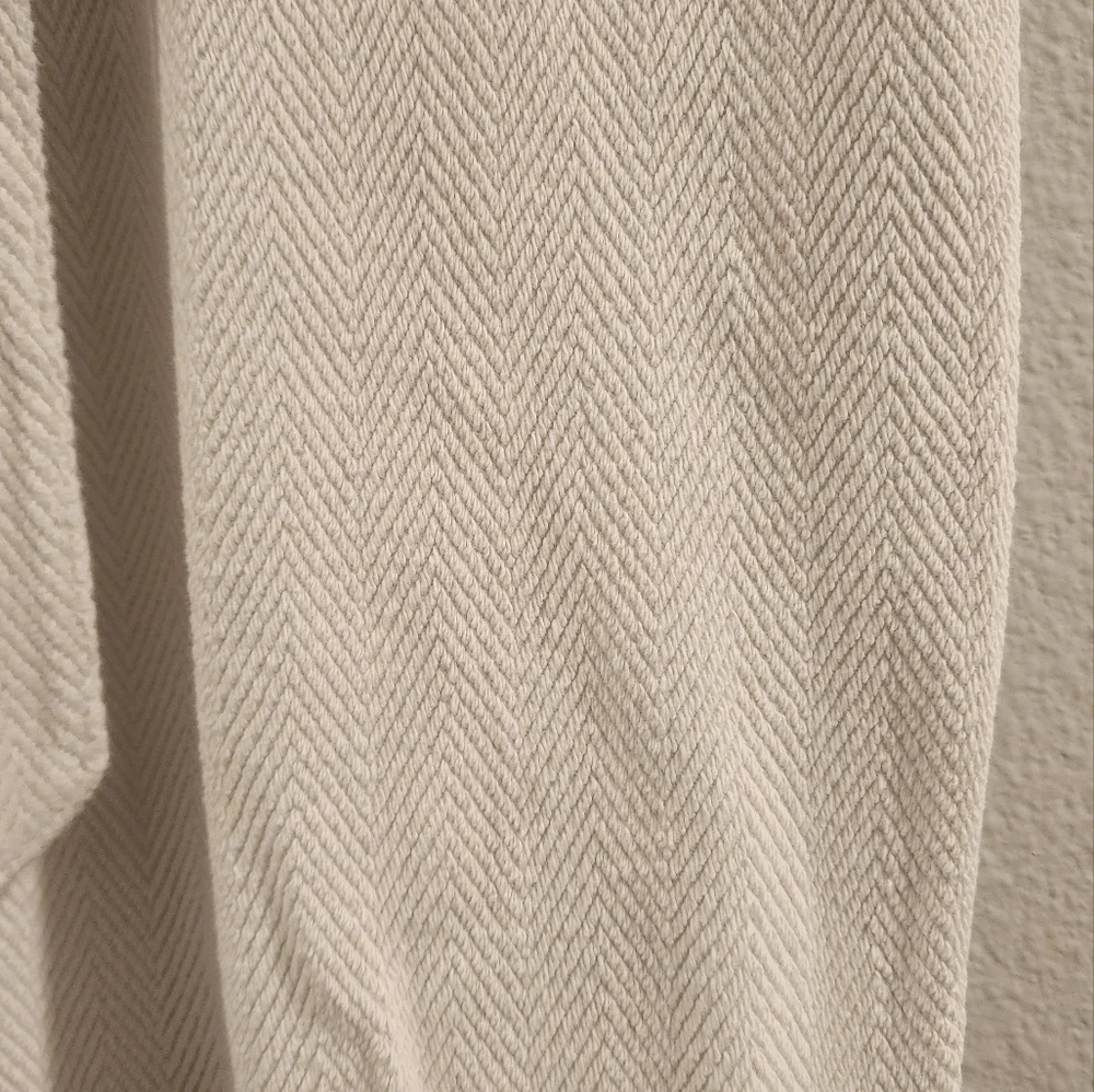 Madewell Cream Textured Pants - Picture 4 of 4